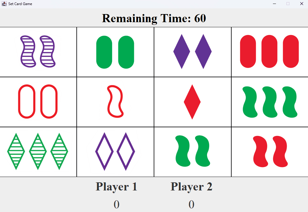 Set Card Game preview